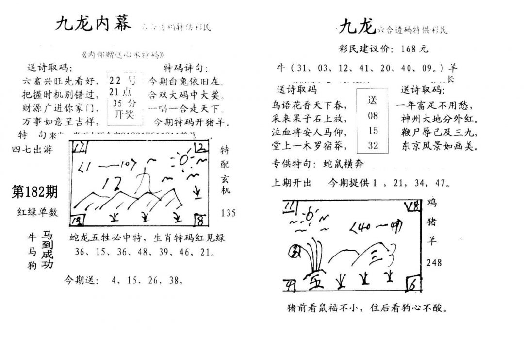 九龙内幕(开奖)-182