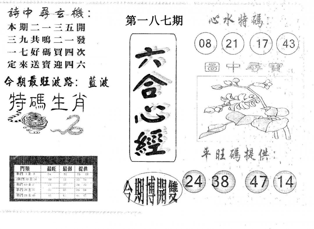 六合心经-187