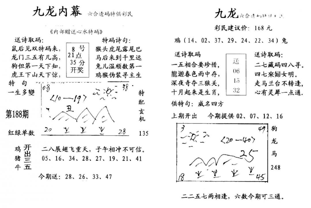 九龙内幕(开奖)-188