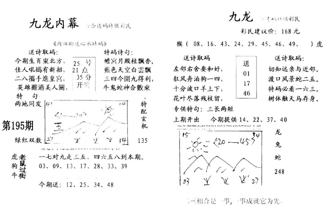 九龙内幕(开奖)-195