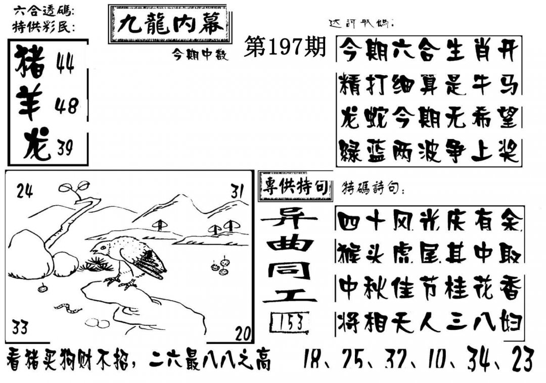 澳门传真3-197