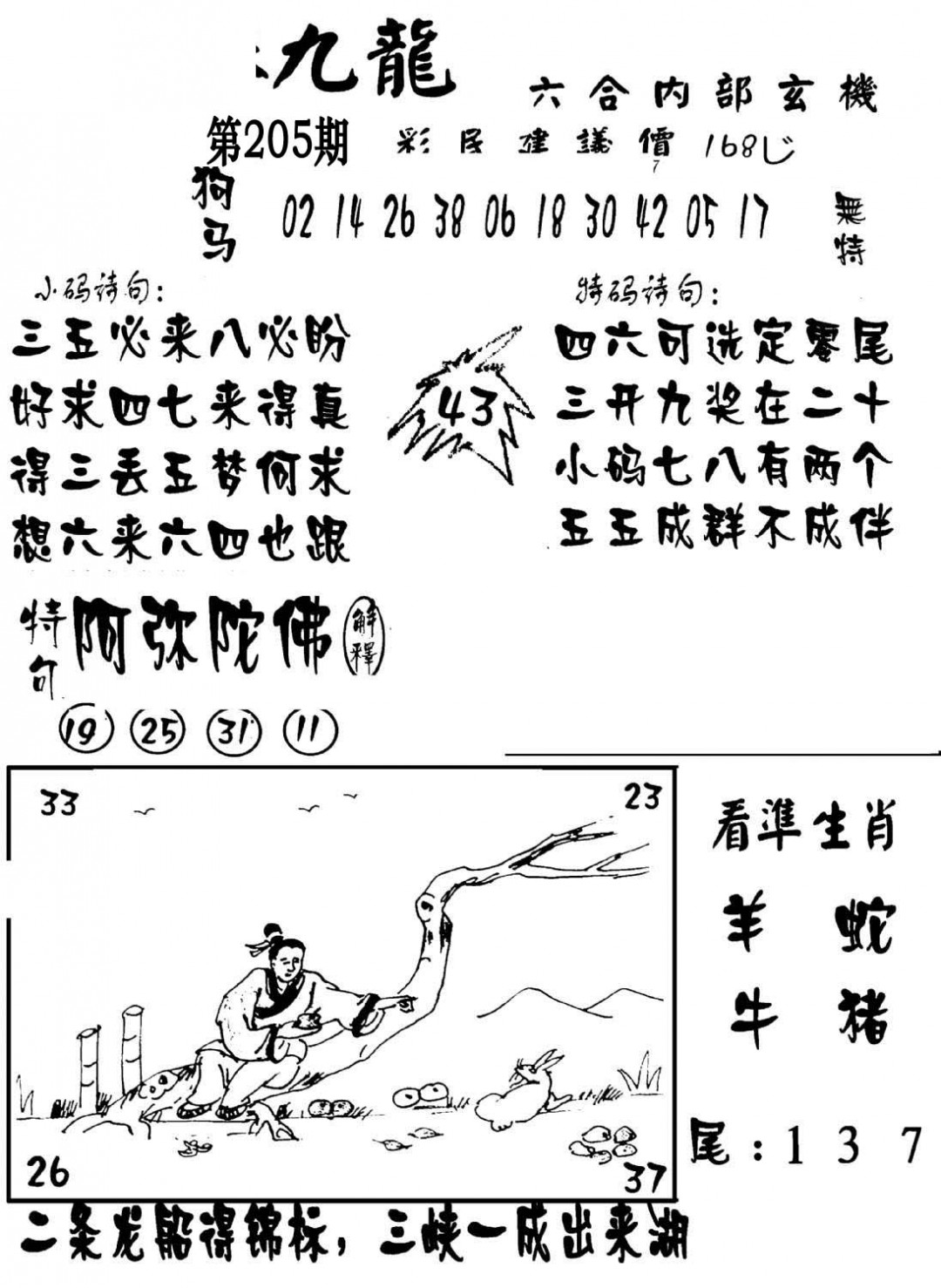 澳门传真1-205