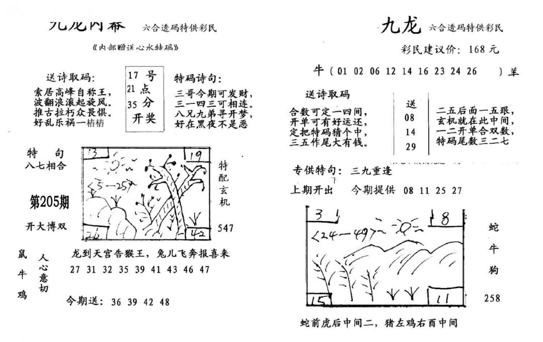 九龙内幕(开奖)-205