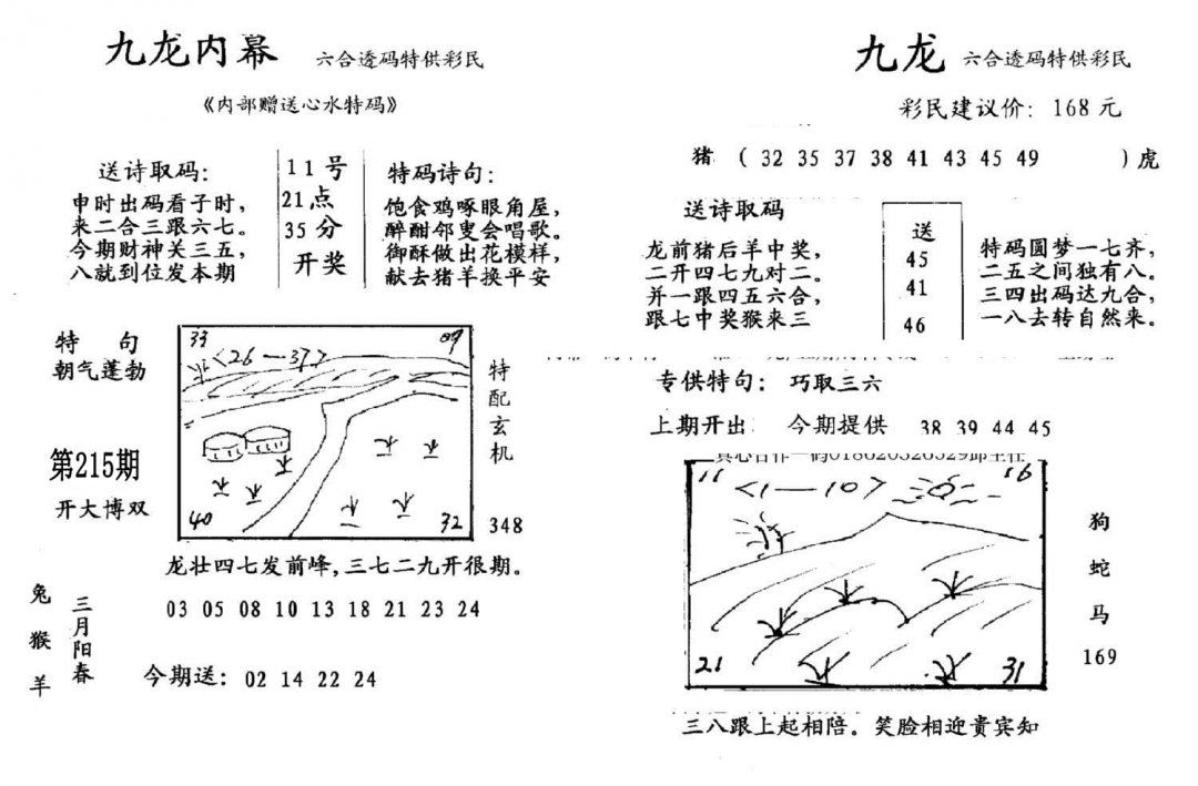 九龙内幕(开奖)-215