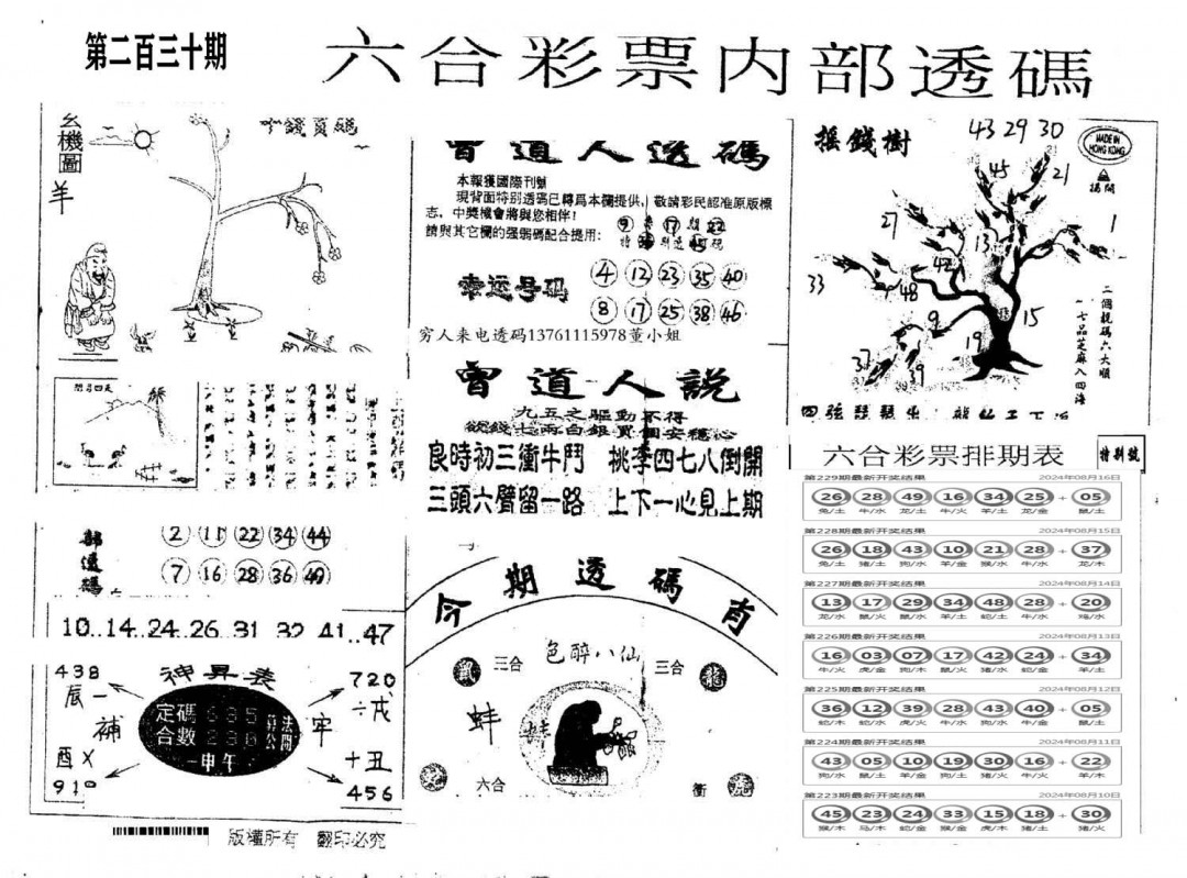 内部透码(信封)-230