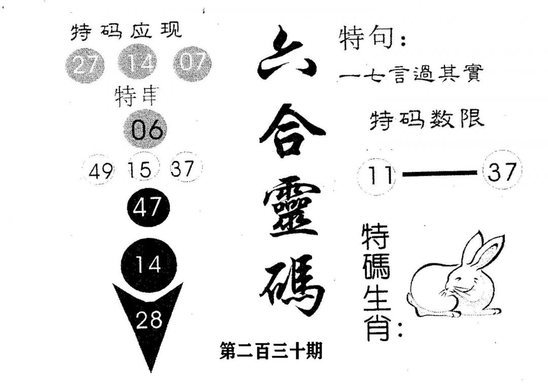 六合灵码-230