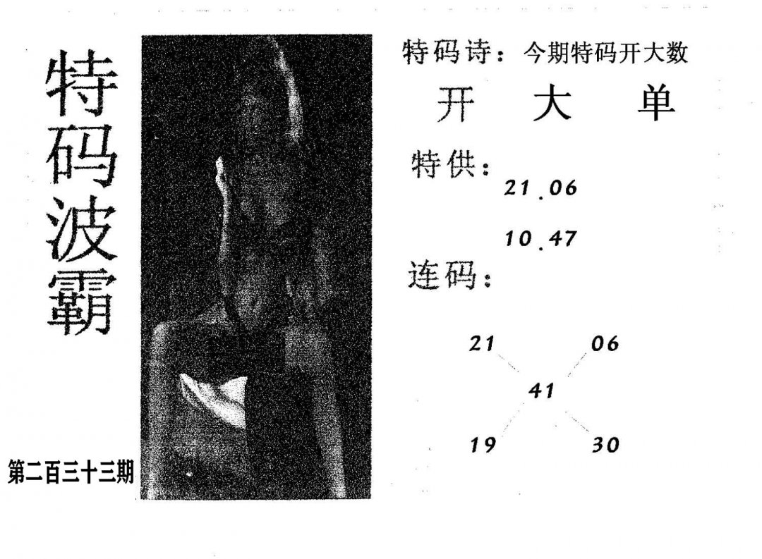 特码波霸-233