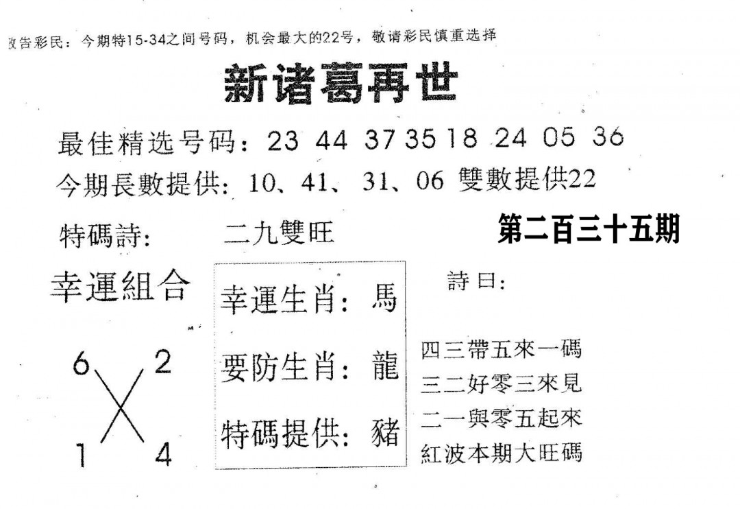 新诸葛-235