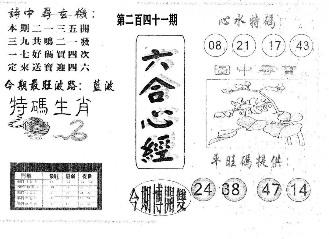 六合心经-241