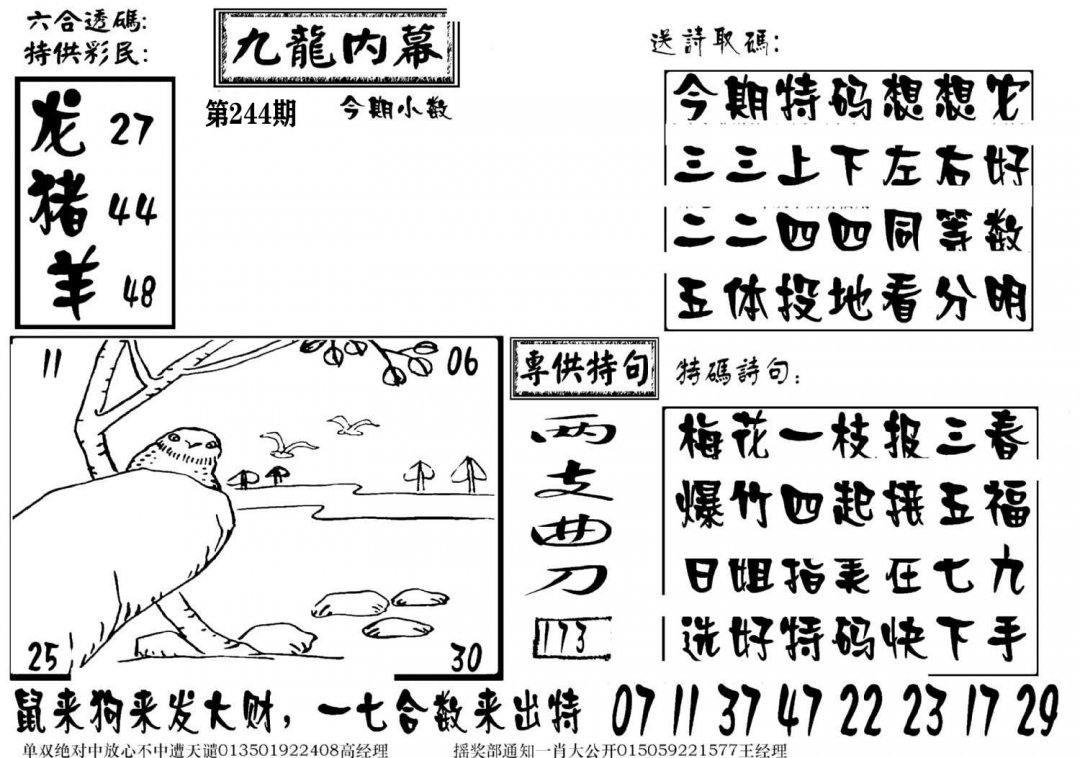 澳门传真3-244