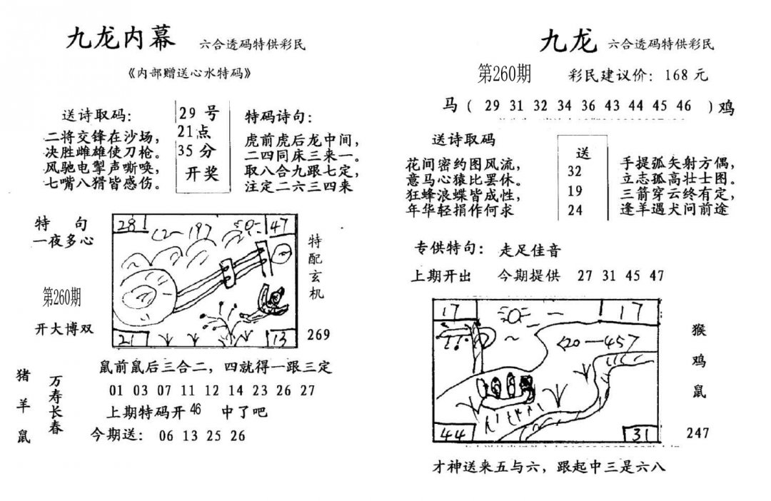 九龙内幕(开奖)-260