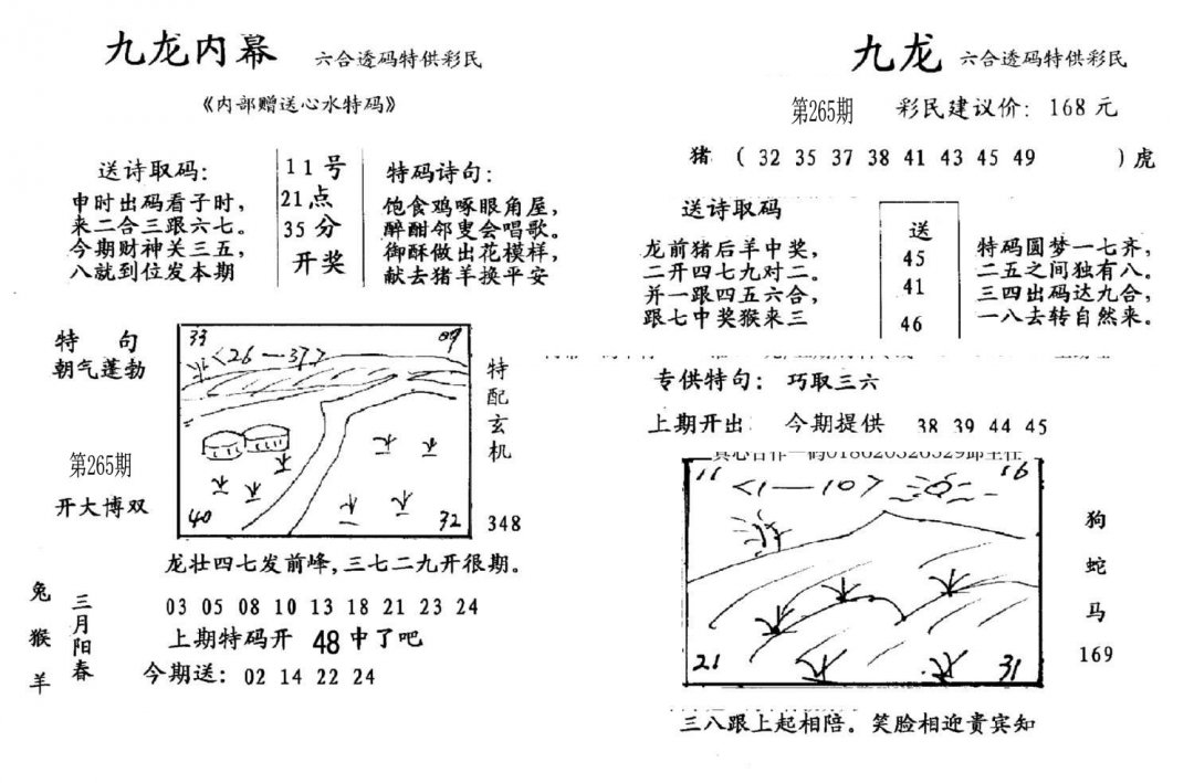 九龙内幕(开奖)-265