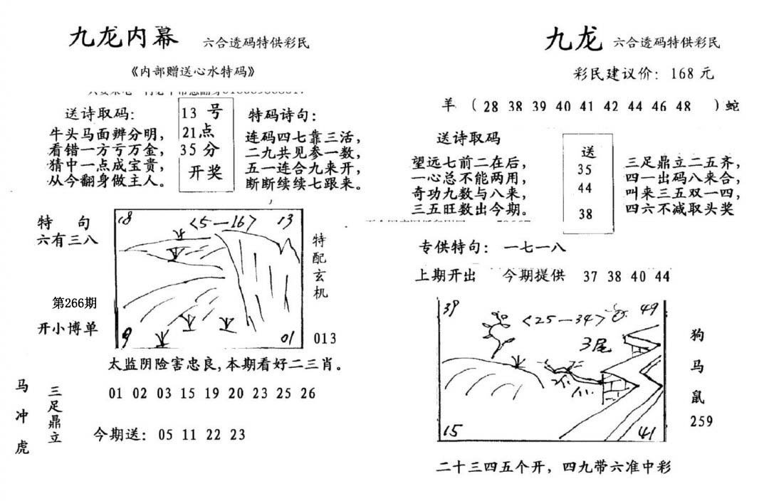 九龙内幕(开奖)-266