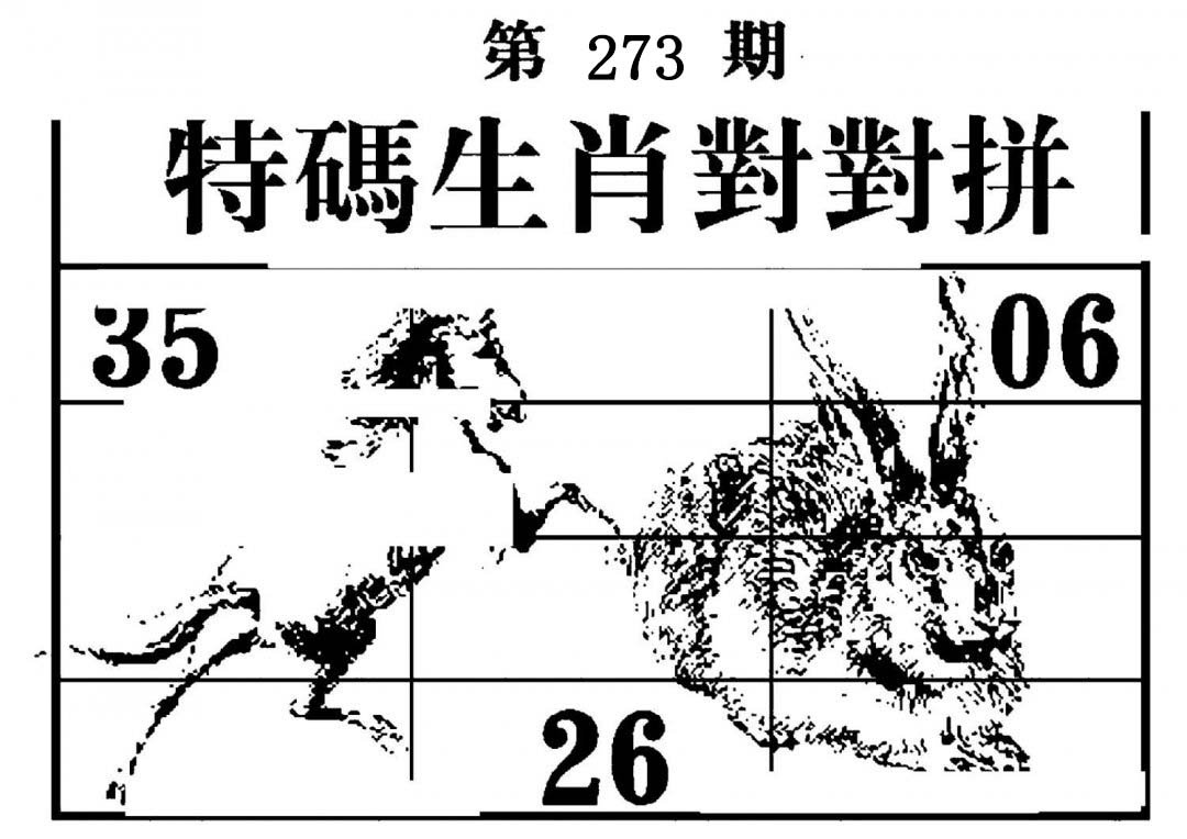 特码生肖对对拼-273