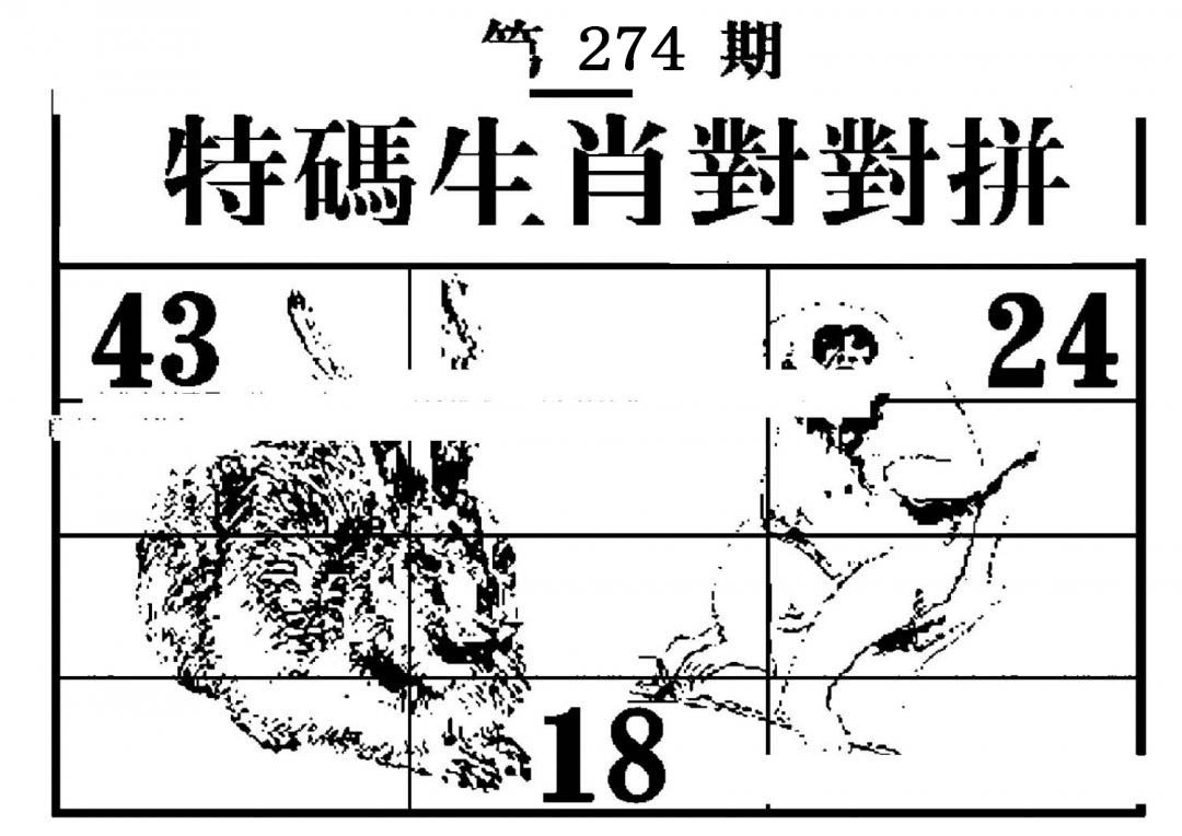 特码生肖对对拼-274