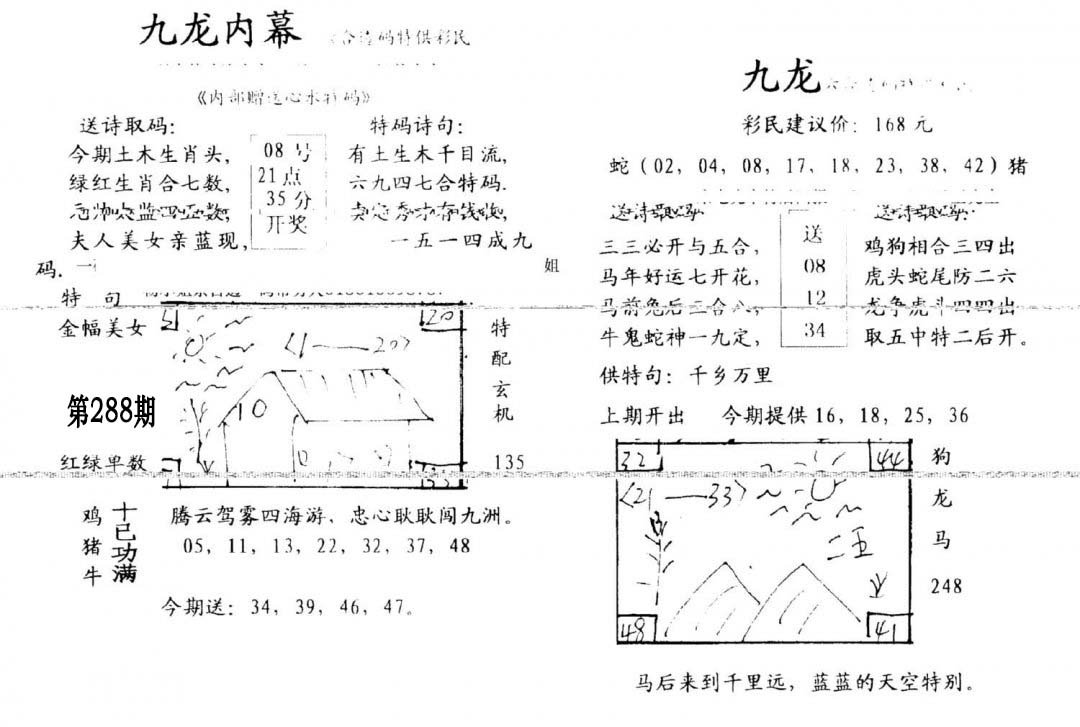 九龙内幕(开奖)-288