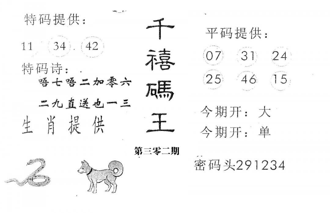 千禧码王-302