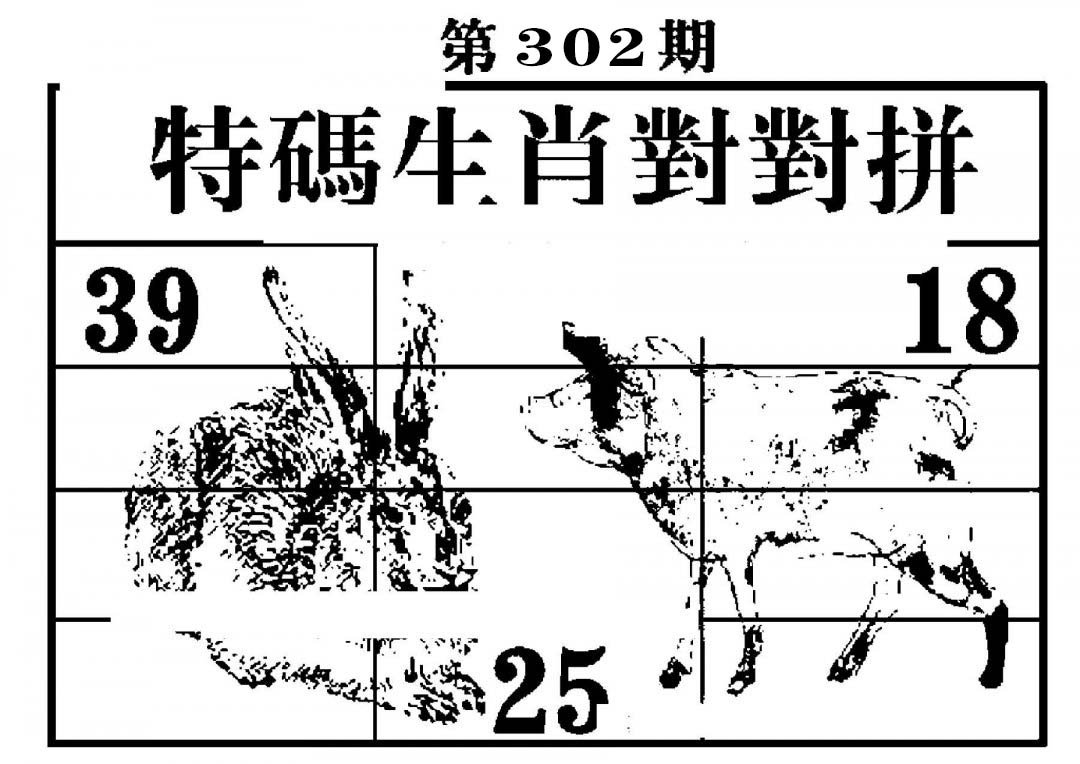 特码生肖对对拼-302