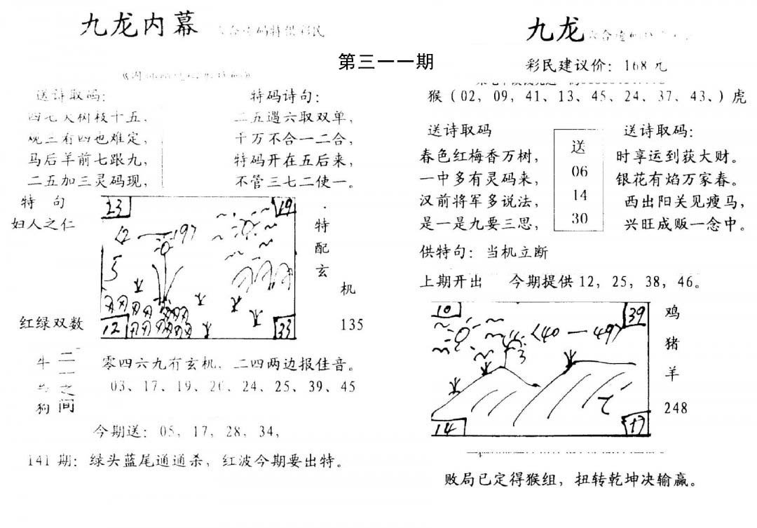 九龙内幕(开奖)-311