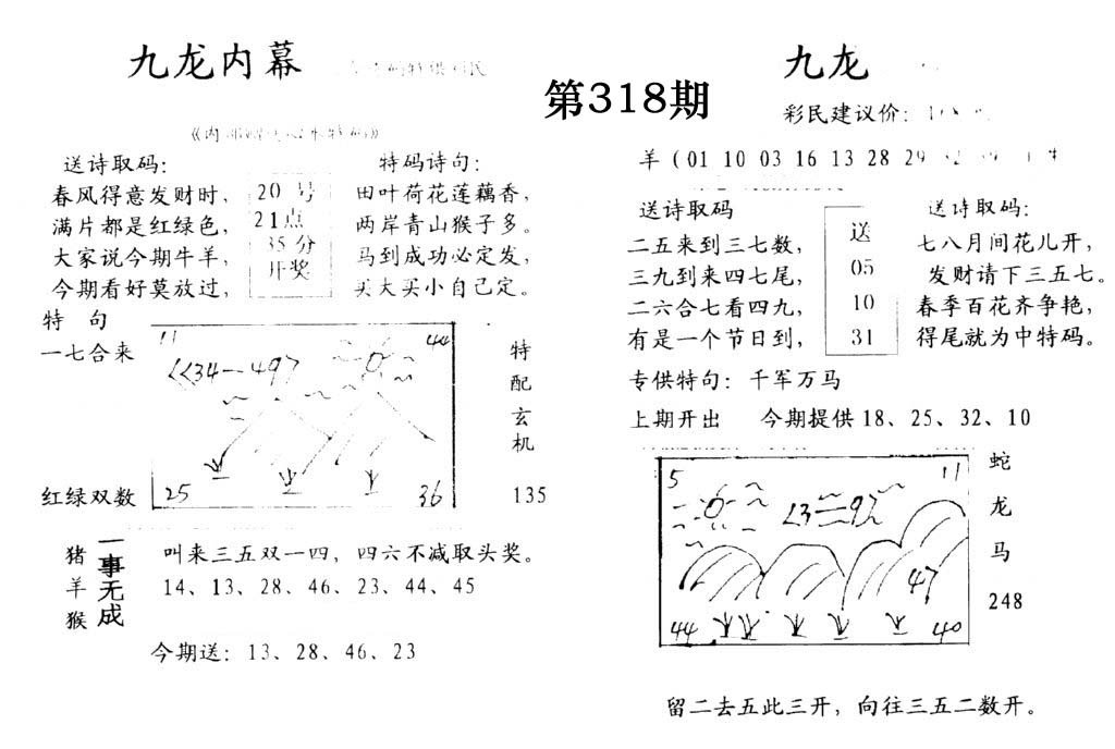 九龙内幕(开奖)-318