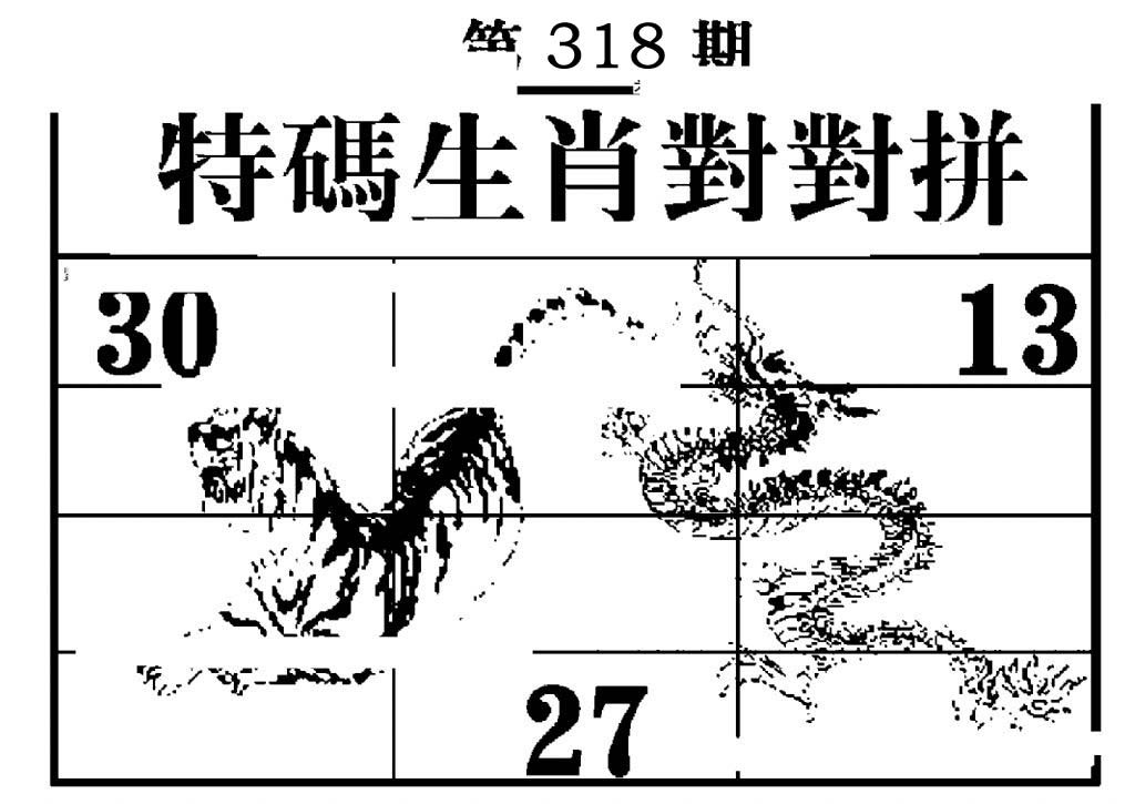 特码生肖对对拼-318