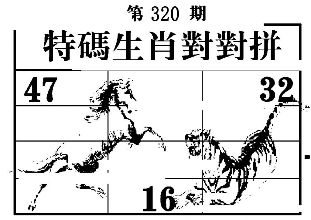 特码生肖对对拼-320