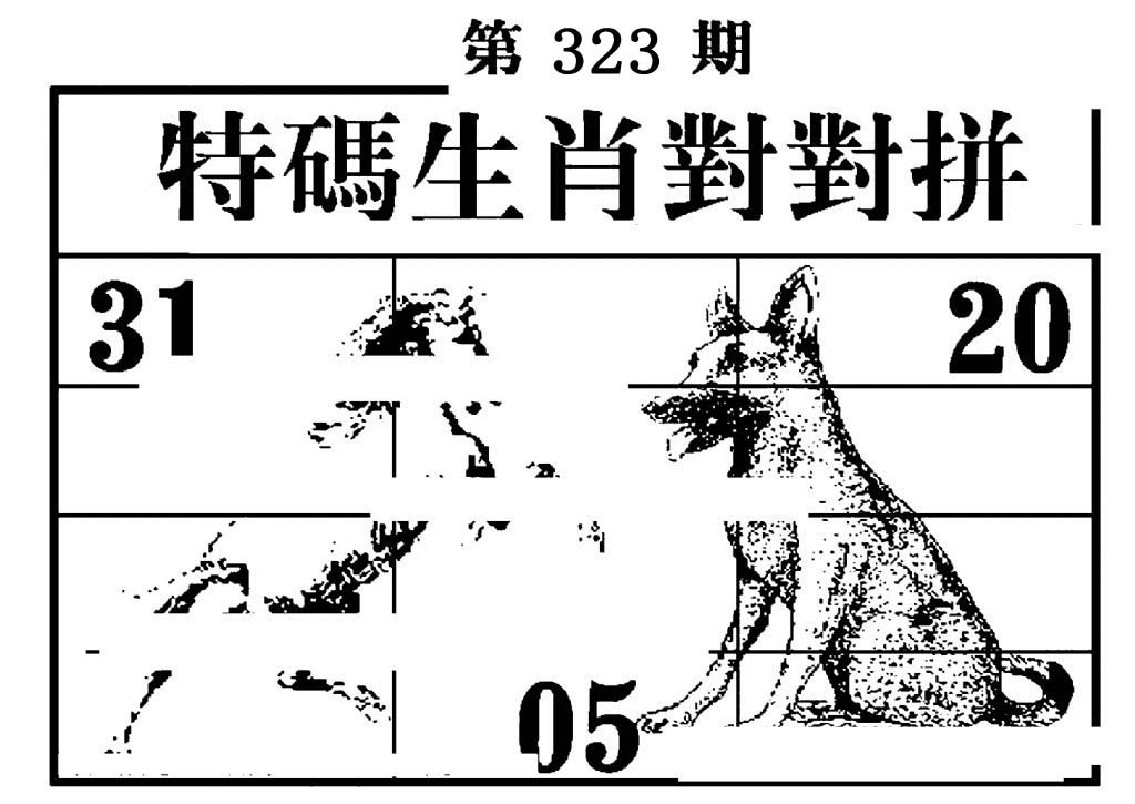 特码生肖对对拼-323