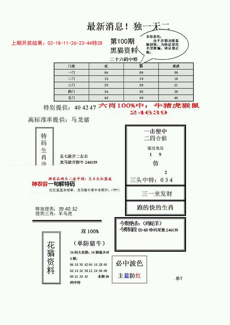 独一无二(正)-100