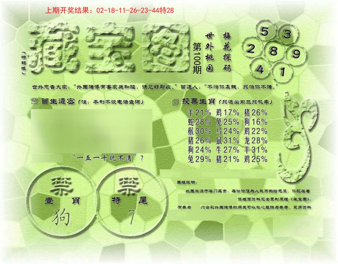 假老藏宝图-100