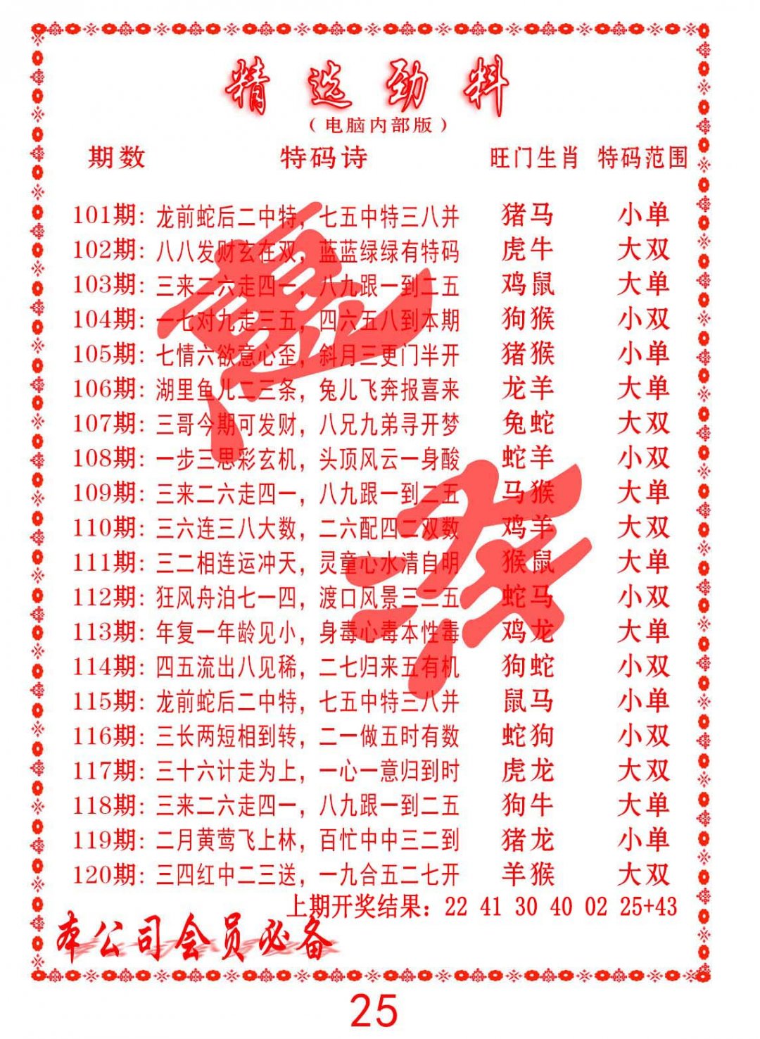 精选劲料-110