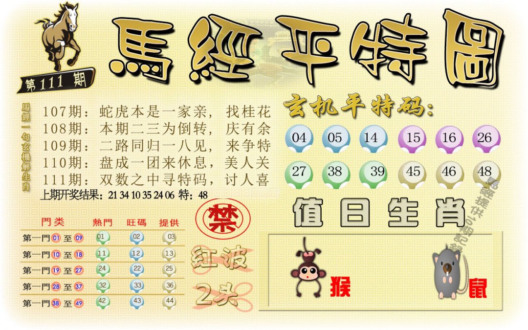 马经平特图-111