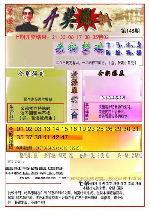 开奖爆料(新图推荐)-148