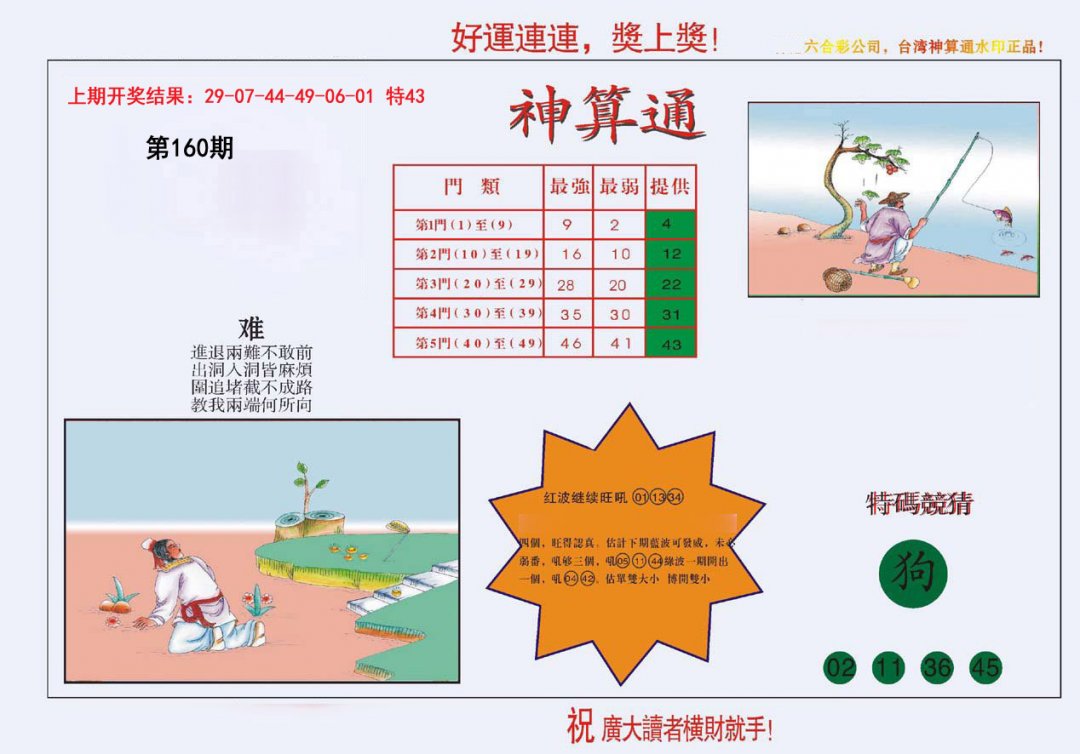 4-台湾神算-160