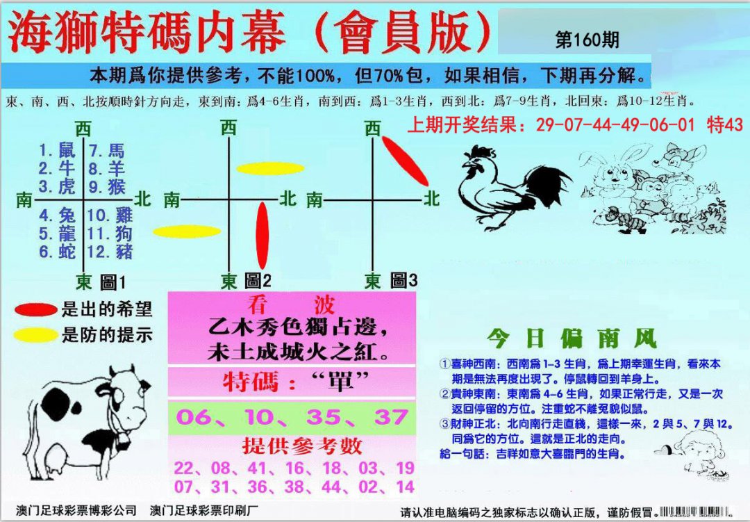 海狮特码会员报-160