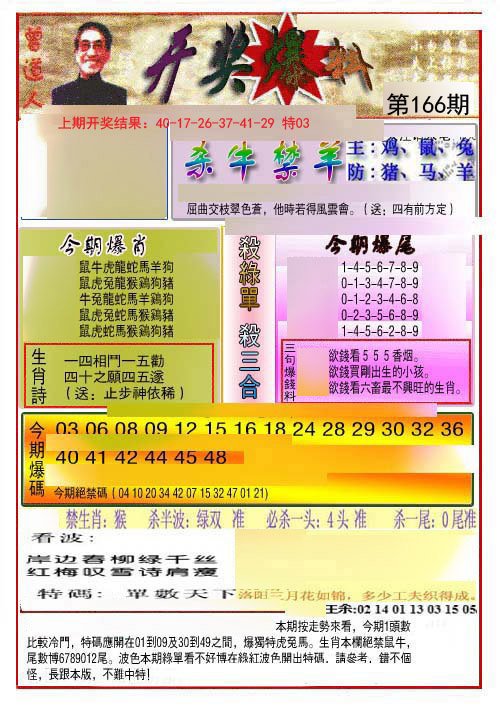 开奖爆料(新图推荐)-166