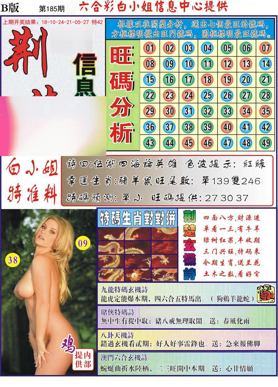 荆楚信息玄机B-185