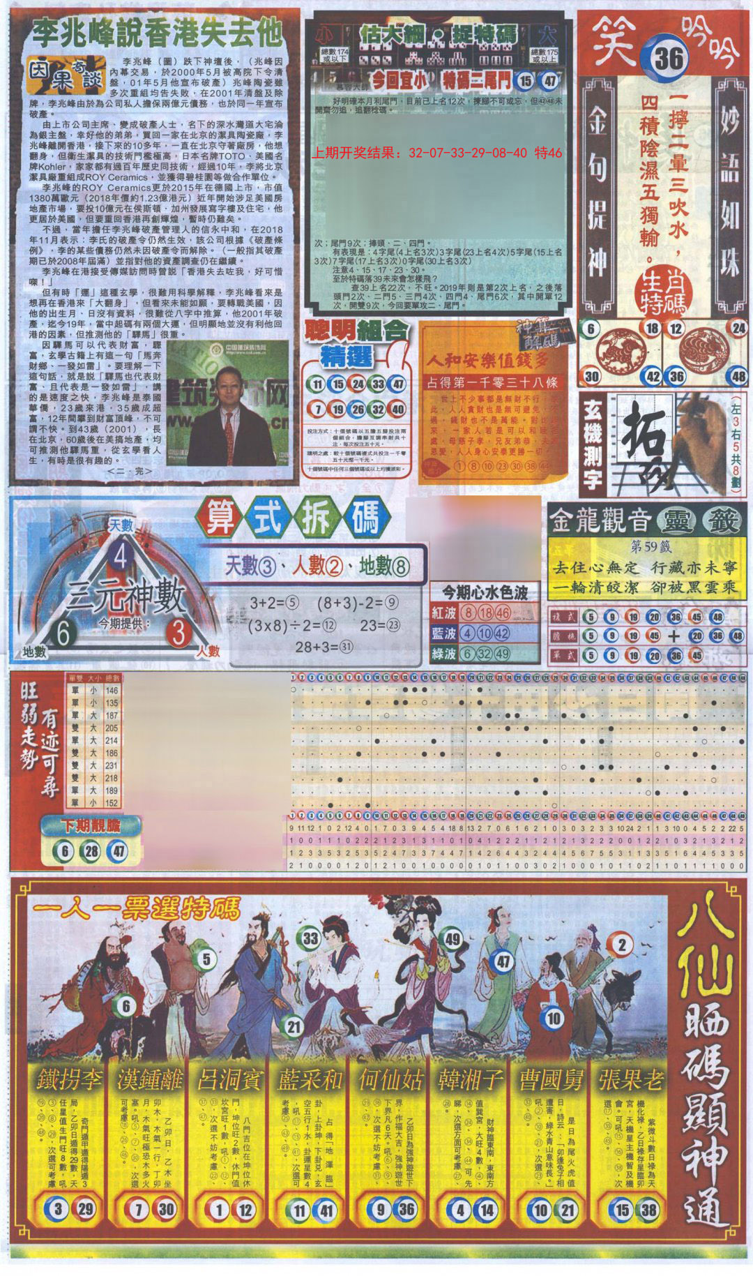 新报跑狗-1(正面)-189