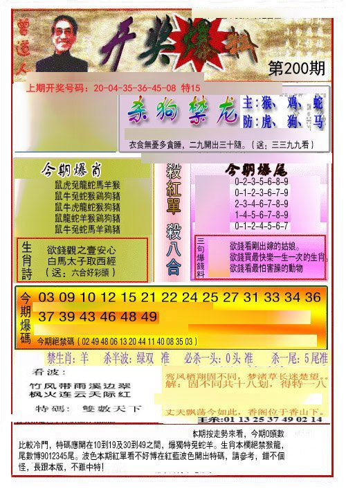 开奖爆料(新图推荐)-200