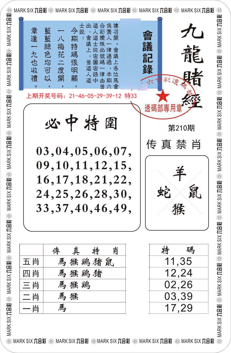 九龙赌经-210