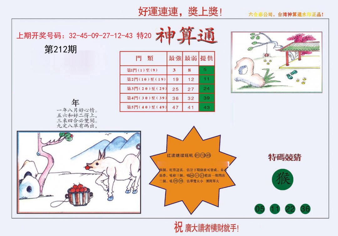 4-台湾神算-212