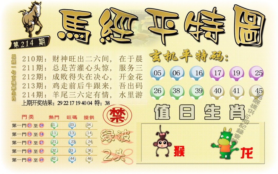 马经平特图-214