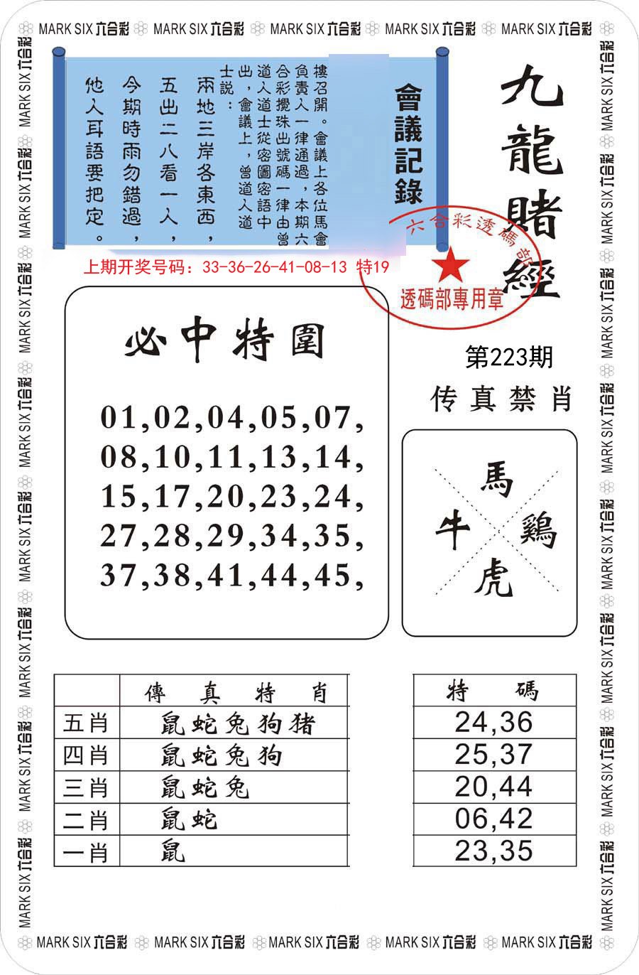 九龙赌经-223