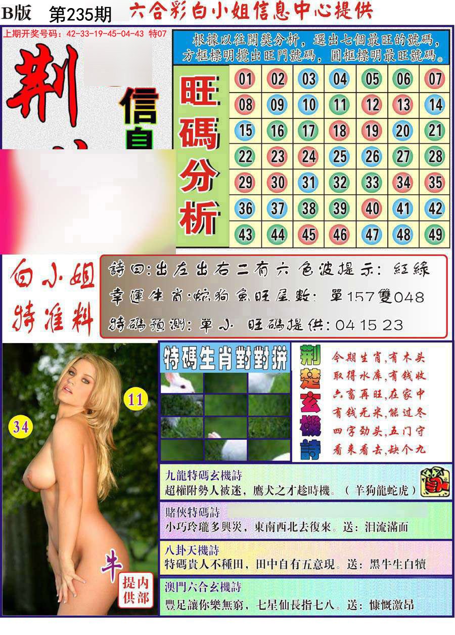 荆楚信息玄机B-235