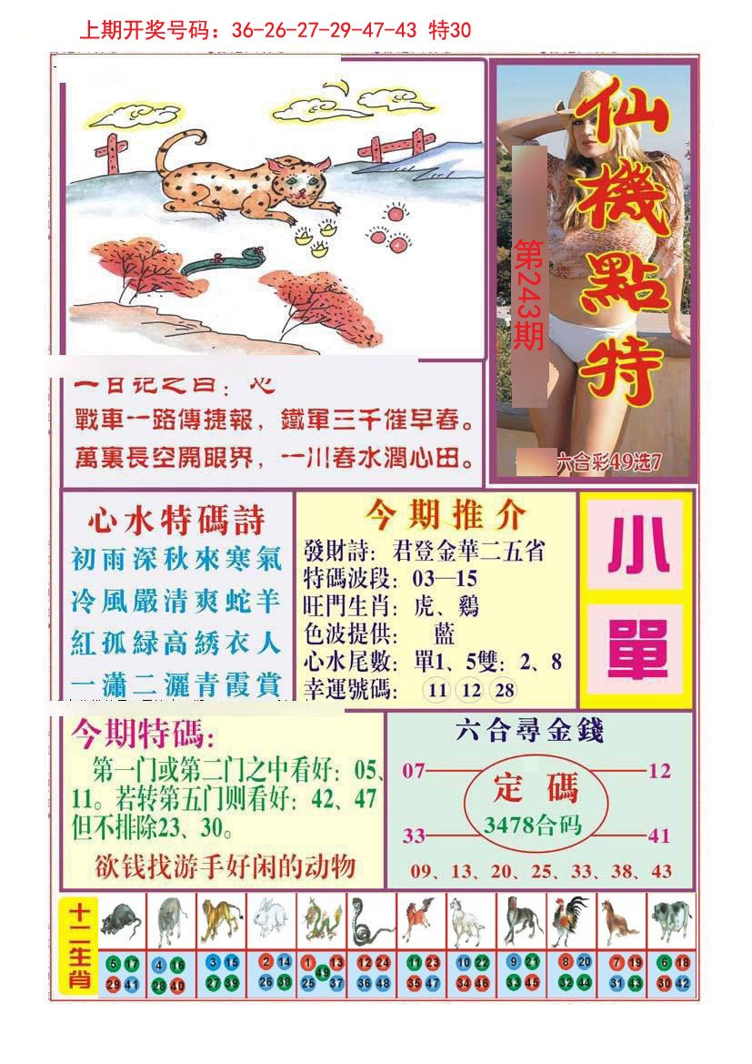 仙机点特-243