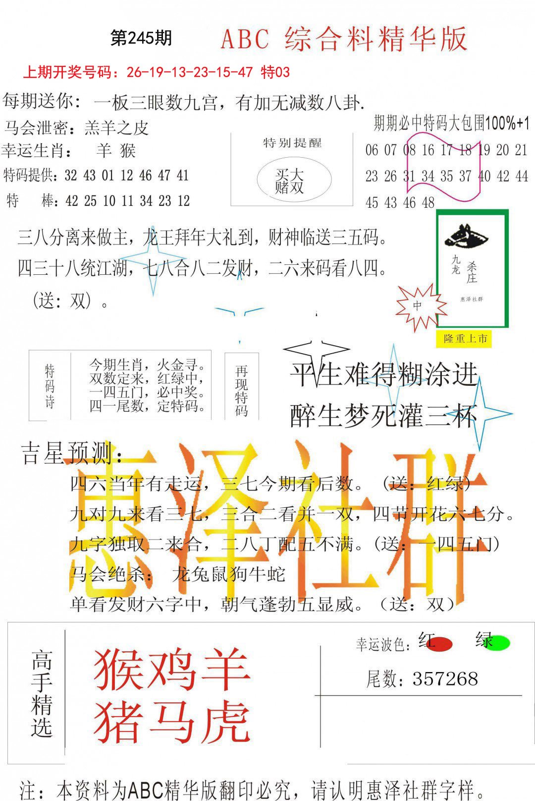 综合正版资料-245