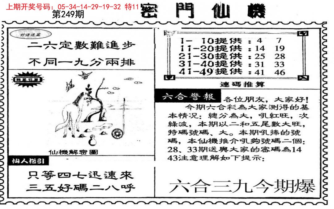 新密门仙机-249