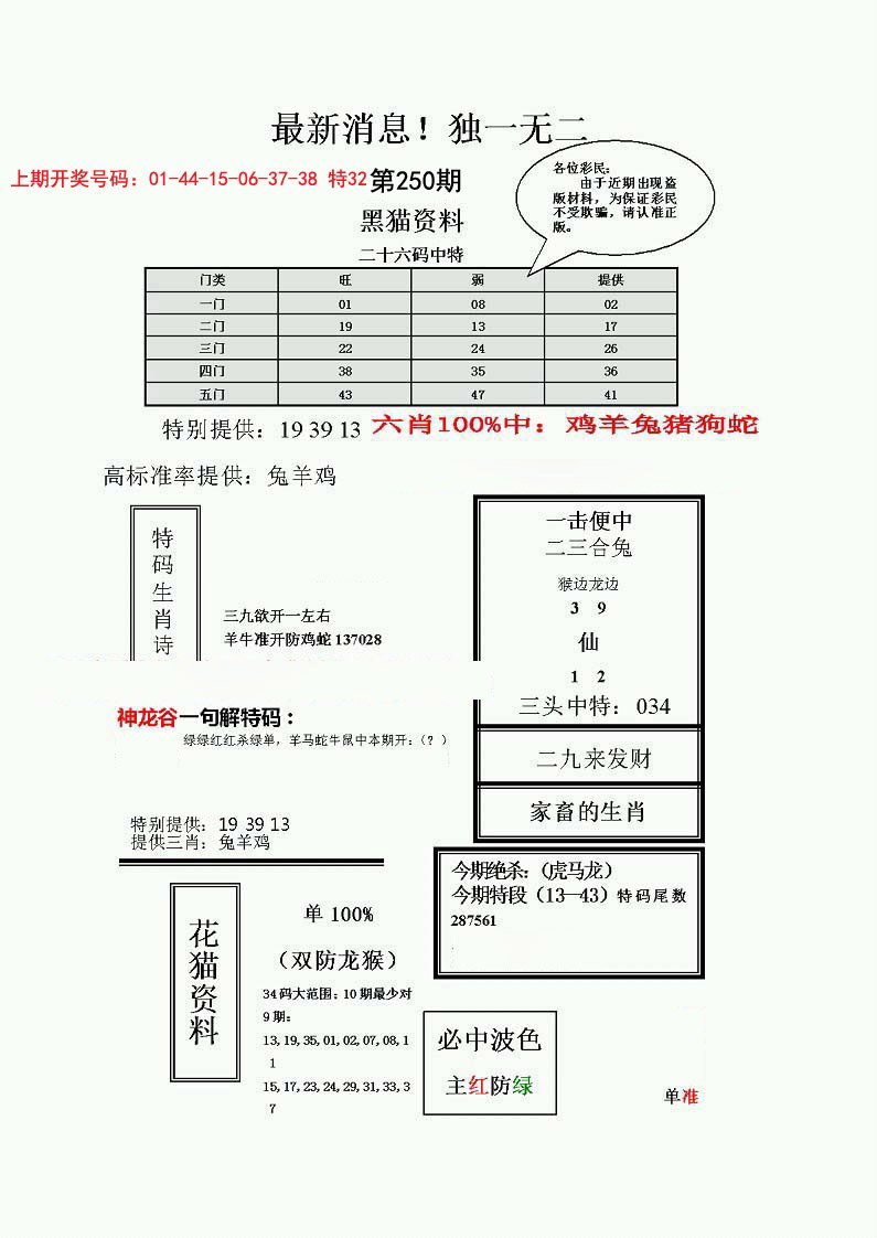 独一无二(正)-250