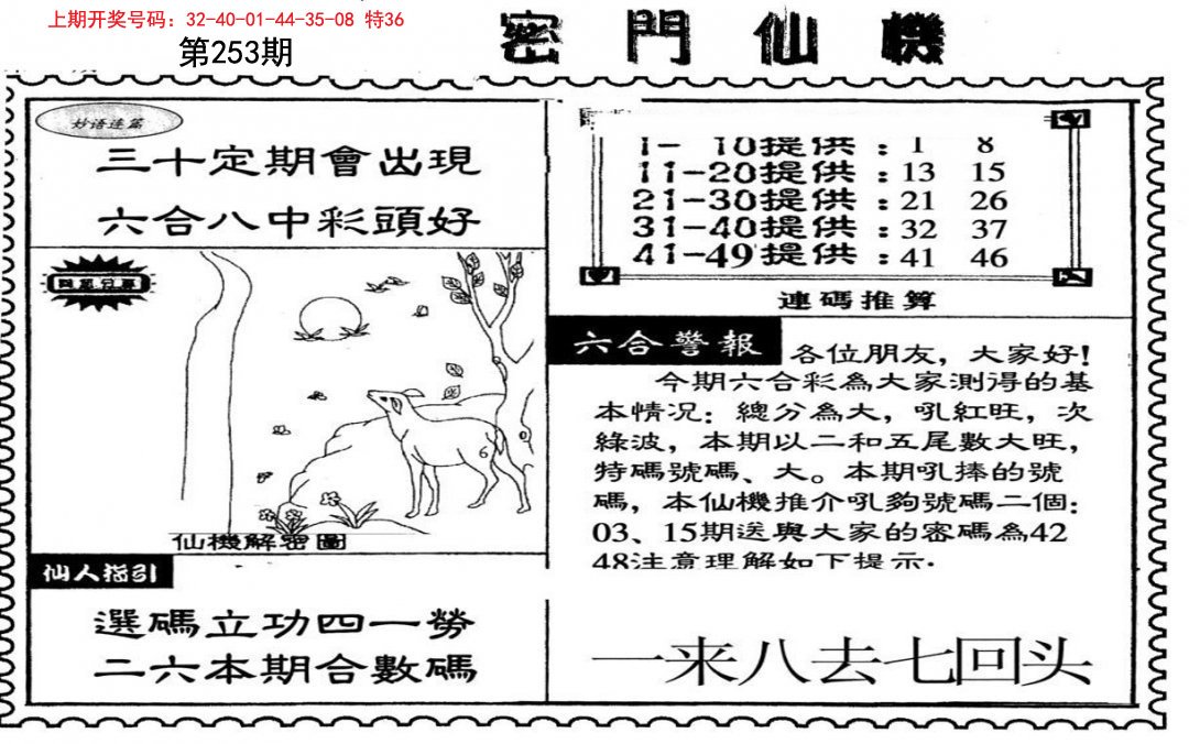 新密门仙机-253