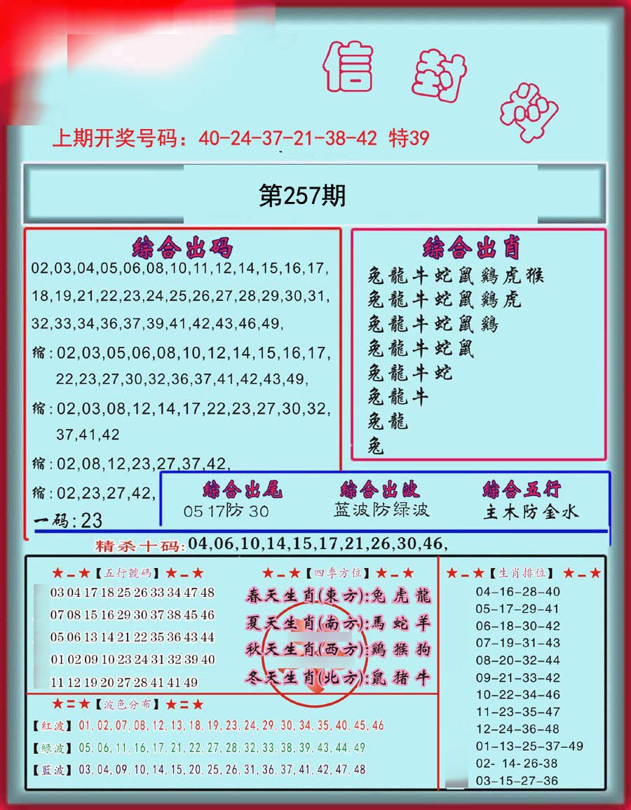 信封料-257