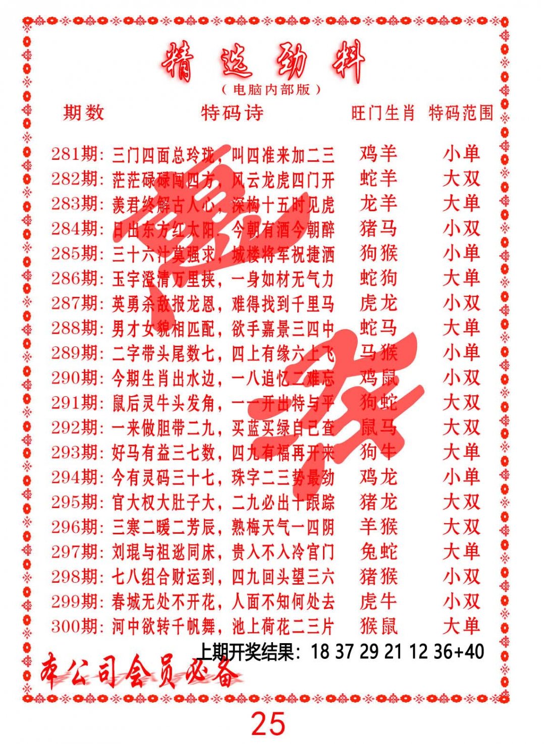 精选劲料-288